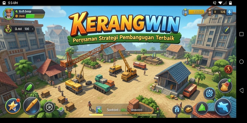 Screenshot utama KERANGWIN menampilkan momen gameplay yang seru dan strategis.