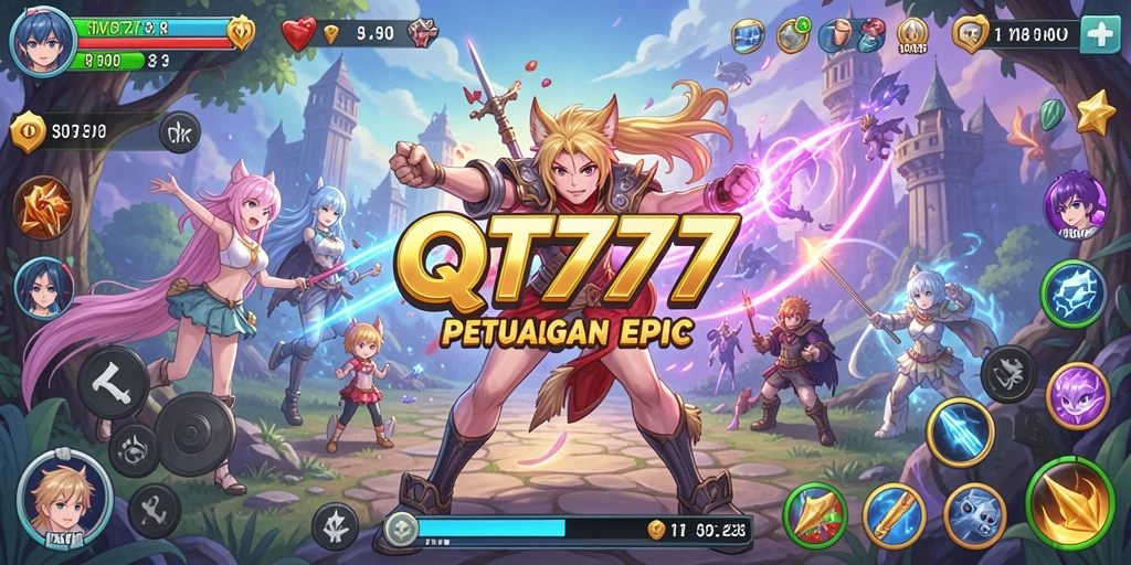 Screenshot gameplay menampilkan aksi seru dalam dunia Anime.