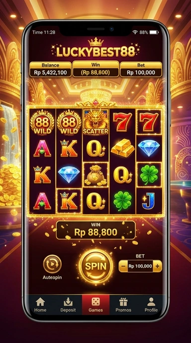 Fitur unggulan dari luckybest88 yang mempercepat proses unduh APK.